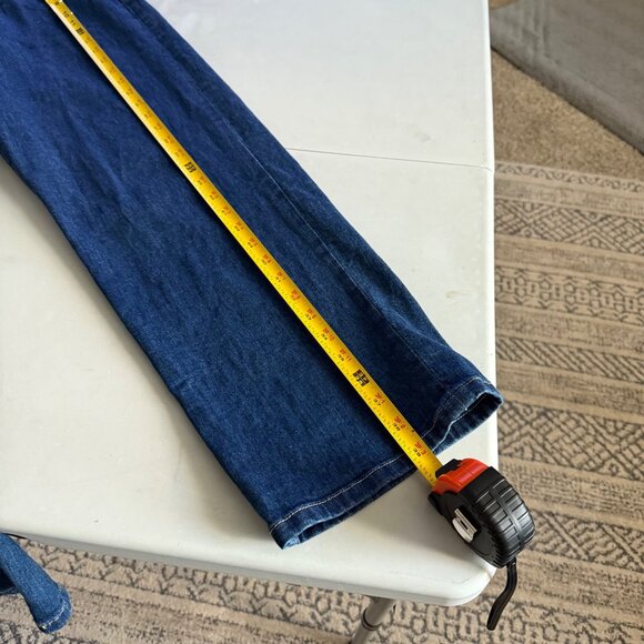 Loft Outlet Straight Cotton Stretch Denim Blue Jeans Pants Womens size 12 - Picture 7 of 8